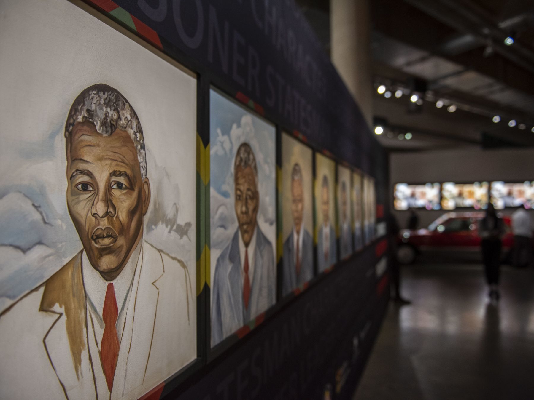 Apartheid museum Mandela Exhibition-banner